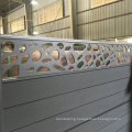 Co-Extrusion WPC Fencing Trellis Aluminum Post Swimming Pool Privacy Fence